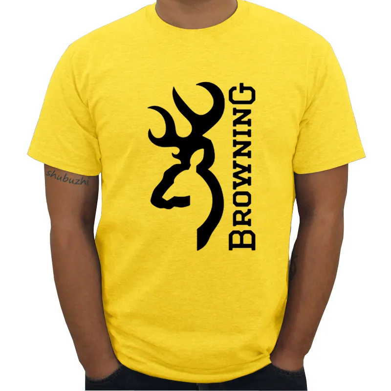 Buy Summer fashion men T Shirt Browning Firearms