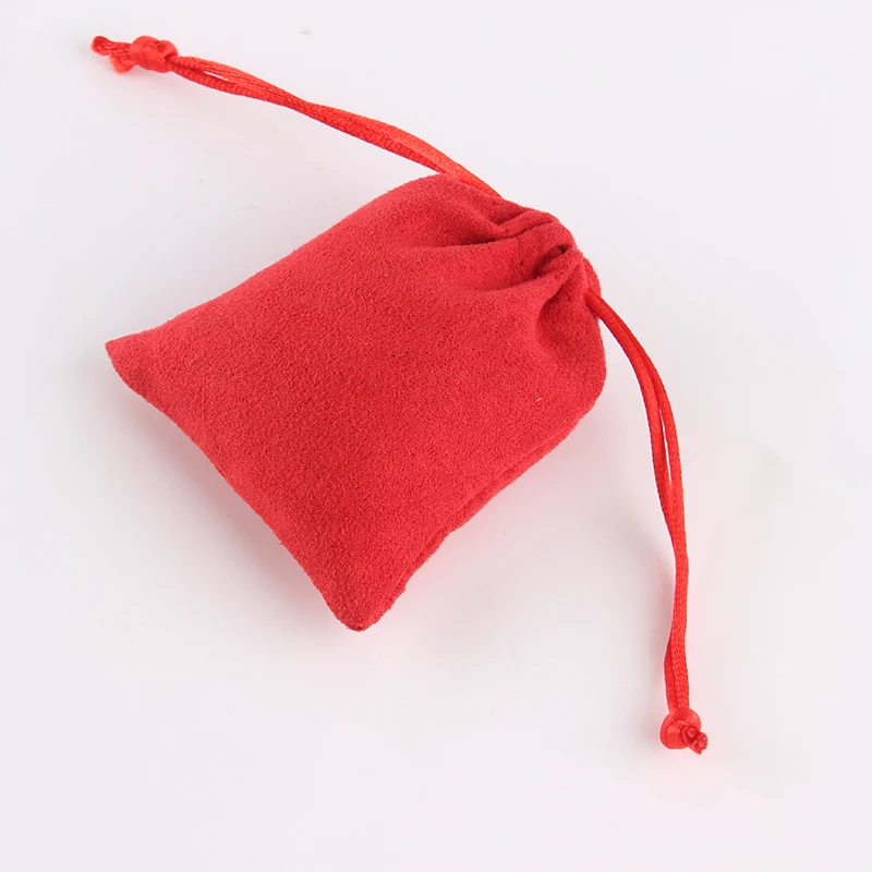 100 шт./лот 7*9 см Высокое качество замши шнурок мешок упаковки ювелирные изделия сумка конфеты Еда упаковка сумка