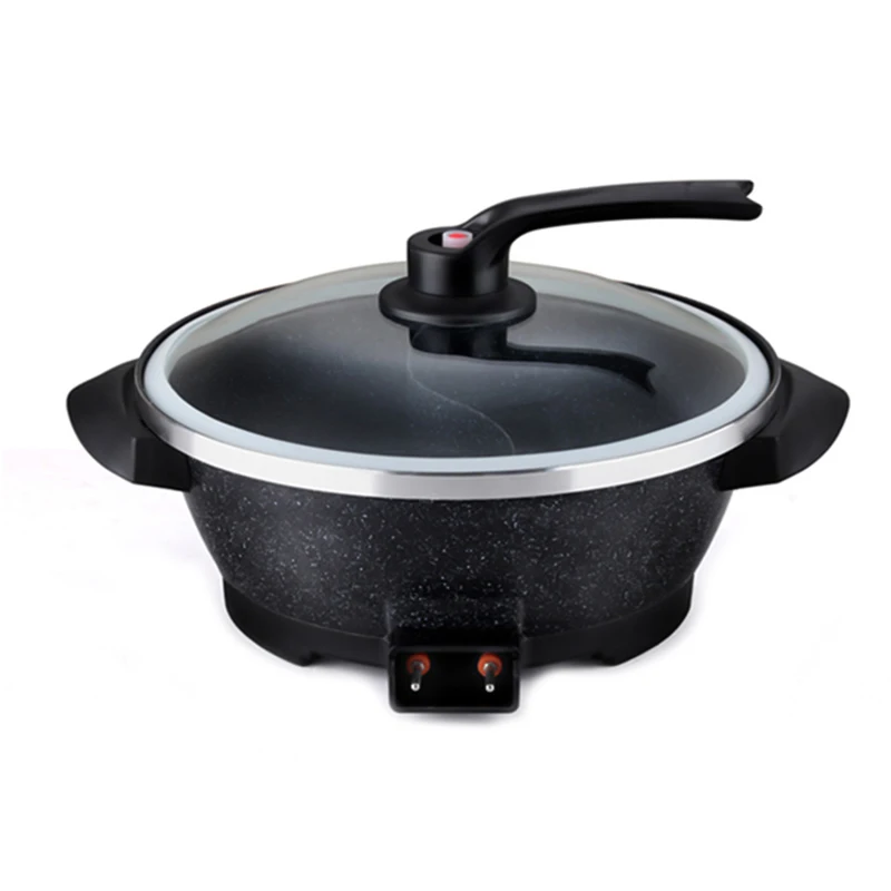 

32CM Electric Cooker Chinese Fondue Cooking Machine Non-stick Pan Smokeless 6L Household Pressure Cooker Hotpot