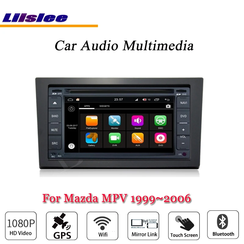 Liislee автомобильный Android мультимедиа для Mazda MPV 1996~ 2006 радио CD dvd-плеер gps Navi Карта Навигация BT Аудио Видео Стерео система