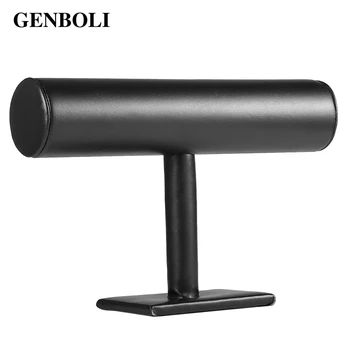 

GENBOLI Watch Holder Portable T-bar Rack Jewelry Organizer Stand Holder For Bracelet Necklace Jewelry Packaging Display