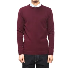 2016 new autumn and winter fashion large size round collar sweater sweater coat