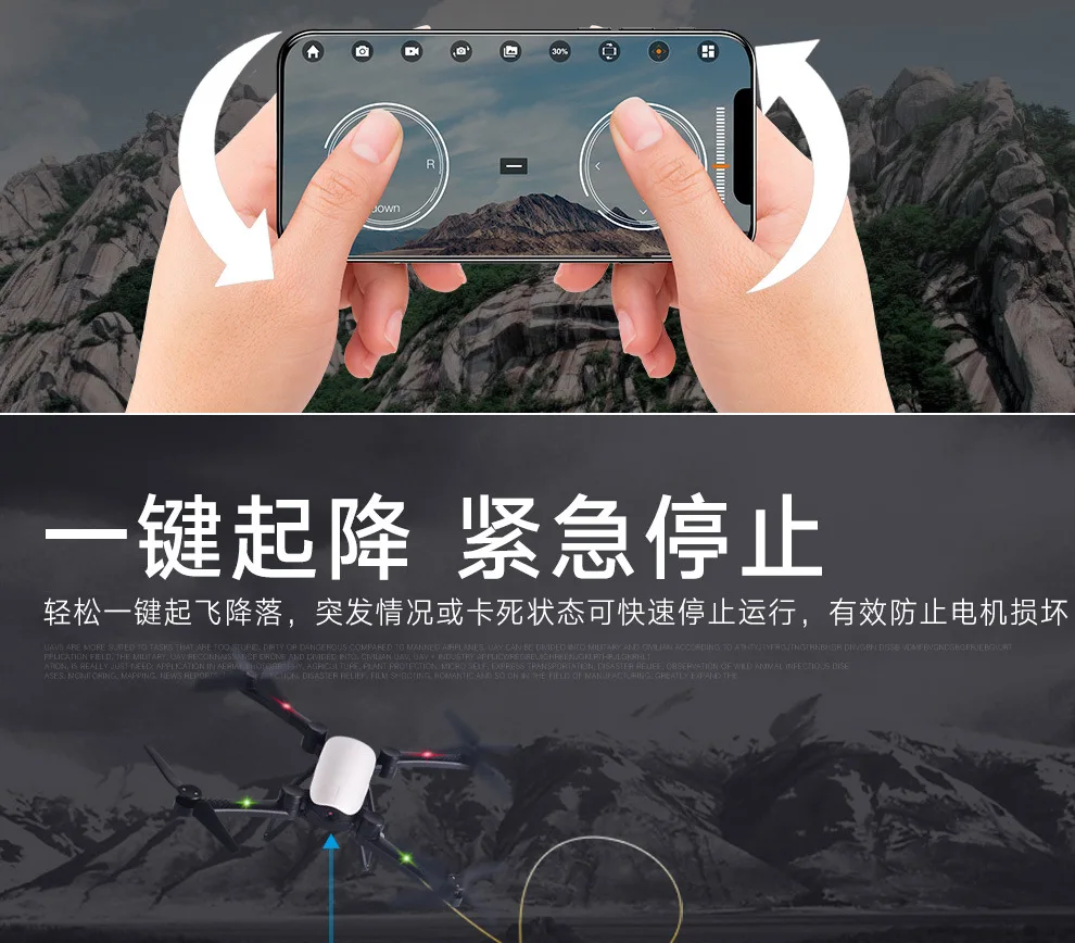 New Mini Drone X9TW Hunter (update X8TW) RC FPV Quadcopter 30W WiFi HD Camera 2.4G 4 Axis Remote Control Foldable Helicopter1 (11)