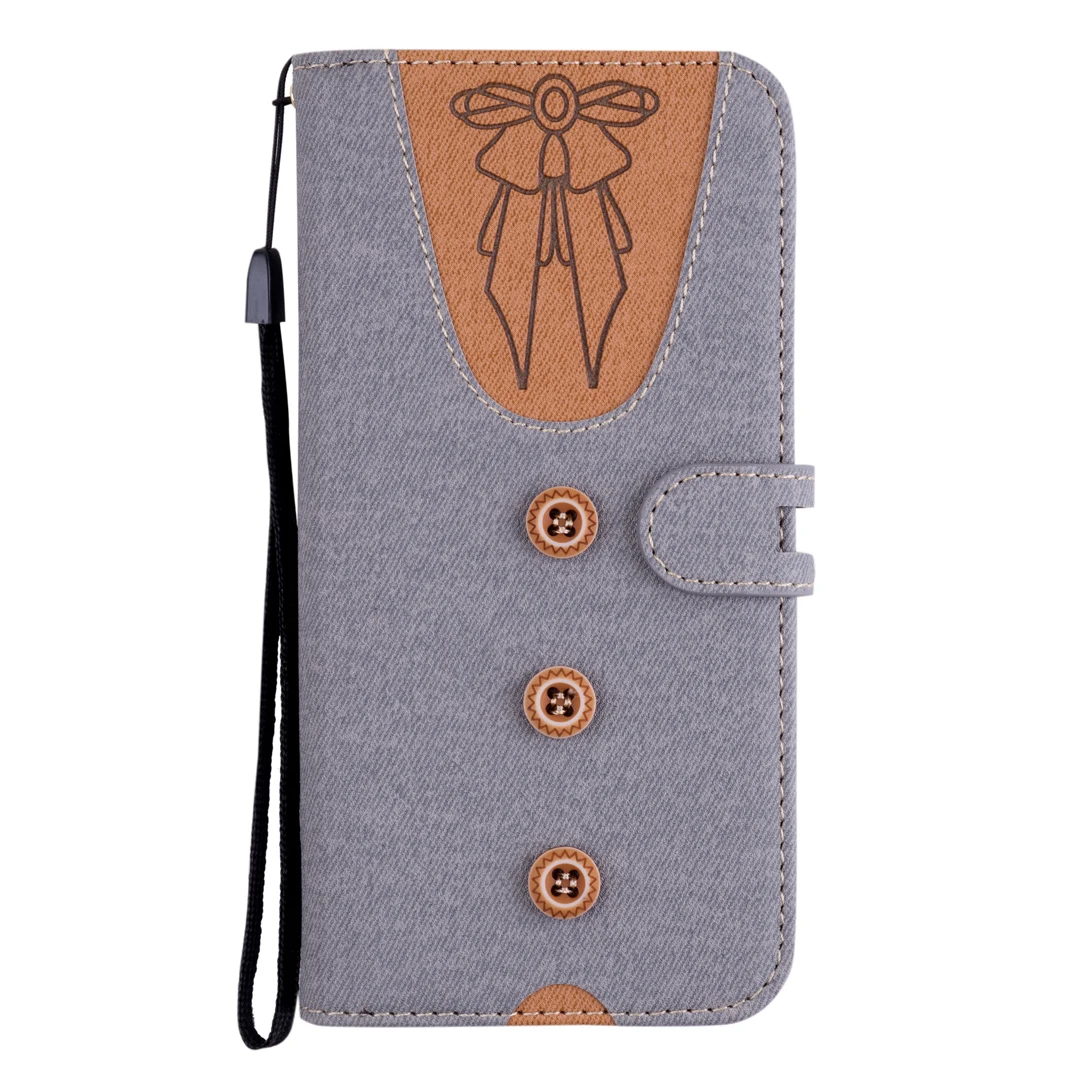 

For Samsung Galaxy A3 A5 A6 A8 J3 J4 J5 J6 Stand Luxury PU Card Wallet Cloth Cell Phone Shells Fashion Leather Phone Cover Case