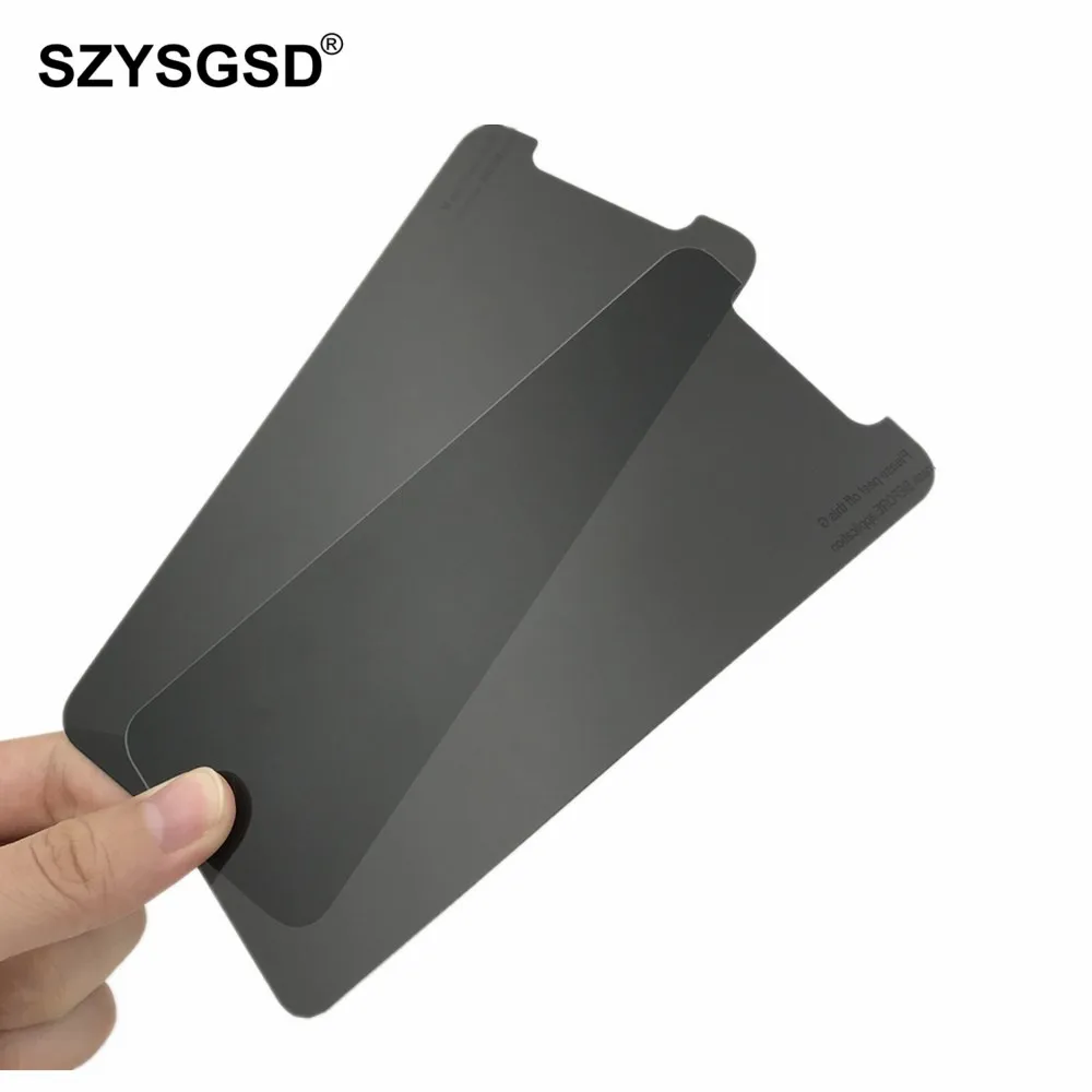 

SZYSGSD Privacy Tempered Glass For Iphone XS For iPhone XS Max Anti S py Screen Protector Glass For Iphone XR XS Glossy Black