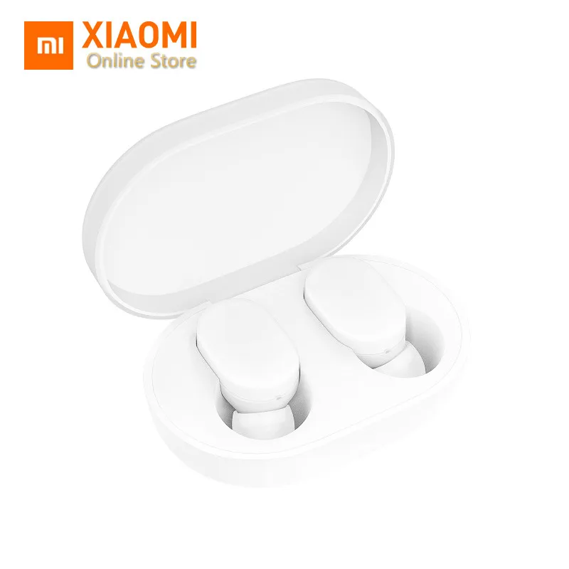 Bluetooth наушники Xiaomi Airdots TWS Молодежная версия стерео Бас BT 5 0 с микрофоном гарнитура