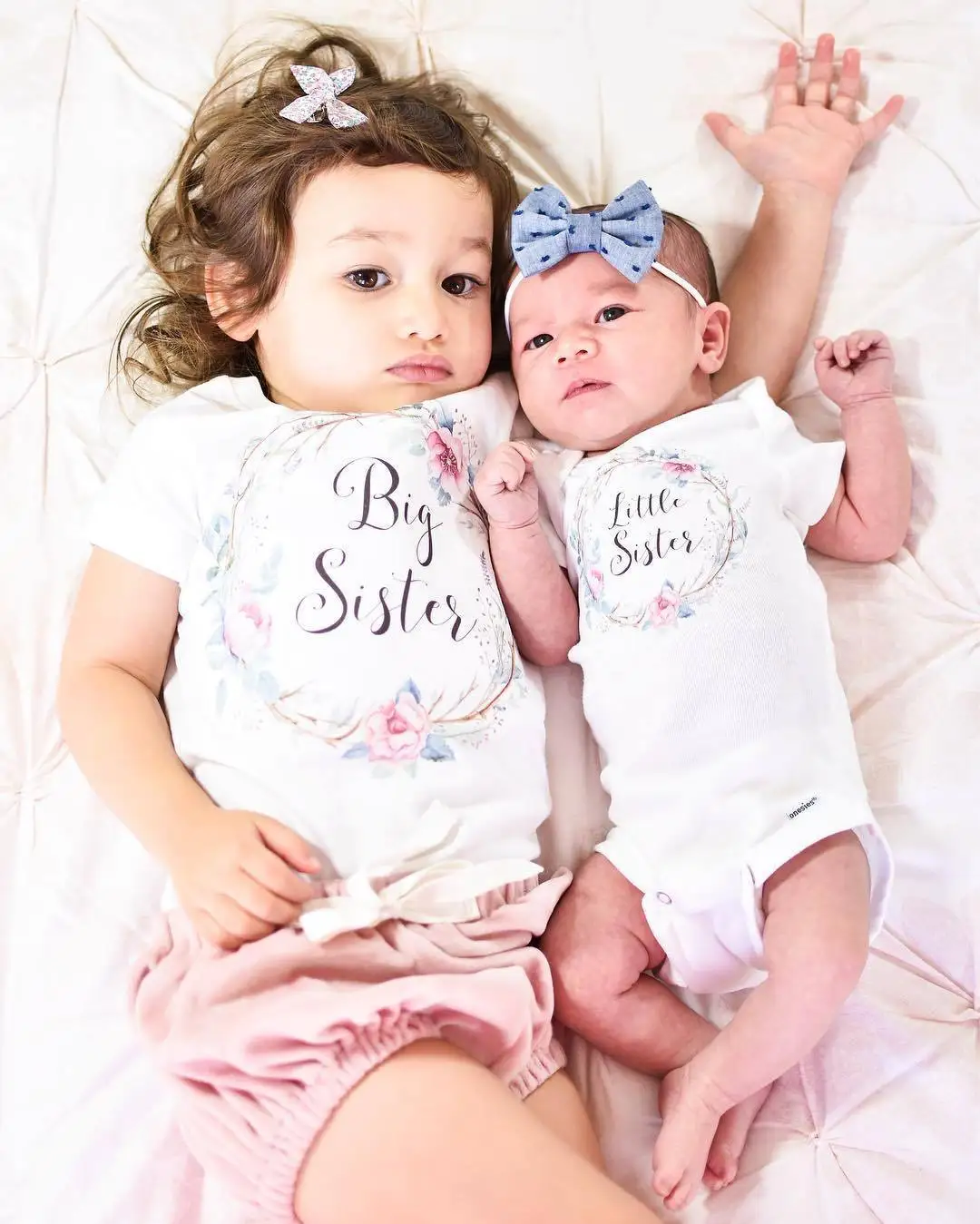 

Sister Matching Outfits Baby Kids Girl Little Big Sister Match Clothes Jumpsuit Outfit T-Shirt Rompers
