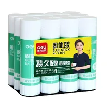 Glue-Stick Financial-Supplies Class-Glue White Deli Solid 4pcs 9g Manual Office