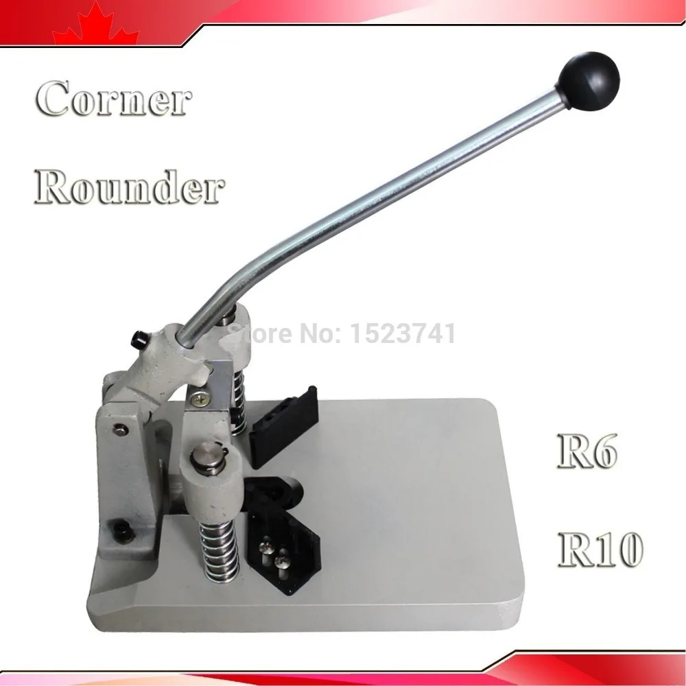 

All Steel R6(1/4") R10(3/8") Corner Rounder Punch Cutter Stack Paper Alumium