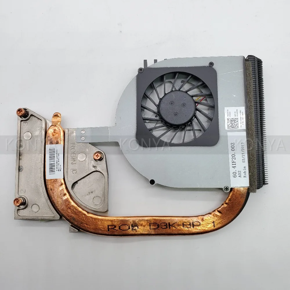 Новый оригинальный вентилятор охлаждения для Dell Vostor 3550 14KXD 014KXD 60.4if20.