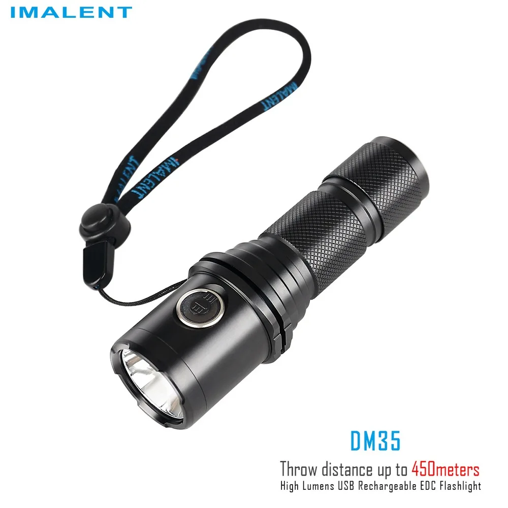 

IMALENT DM35 Palm Thunder Strong Brightness Flashlight Strong Endurance Small Size Concentrating Led Outdoor Flashlight
