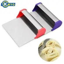 KMYC из нержавеющей стали скребок для теста для пиццы резак с измерением домашняя Лопата для крема многофункциональная лопатка кухонные аксессуары