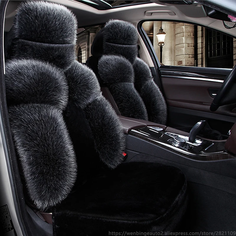  Wenbinge plush car seat cover for RX470 RX570 vaz car polo sedan nissan x-trail t31 toyota styling 