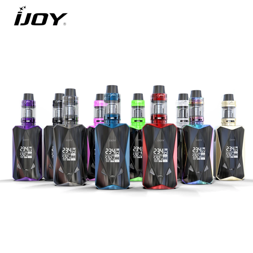 

100% Original IJOY Diamond PD270 Kit with Captain X3s Subohm Tank 4.2ml 234w Mod with X3-C1 0.4ohm/X3-C2 0.3ohm coil head vape