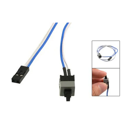 

2019 new Long Power Button Switch Cable for PC Switches Reset Computer PZ 218