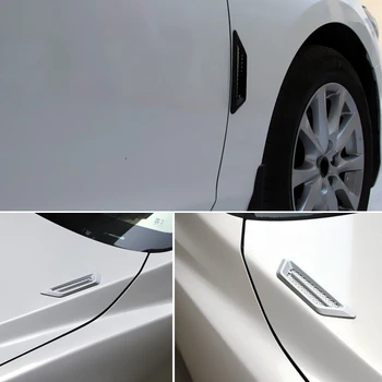 

Car body wind net sticker simulation outlet Air Flow Vent Net wind mesh decoration ABS products accessory suitable for all car