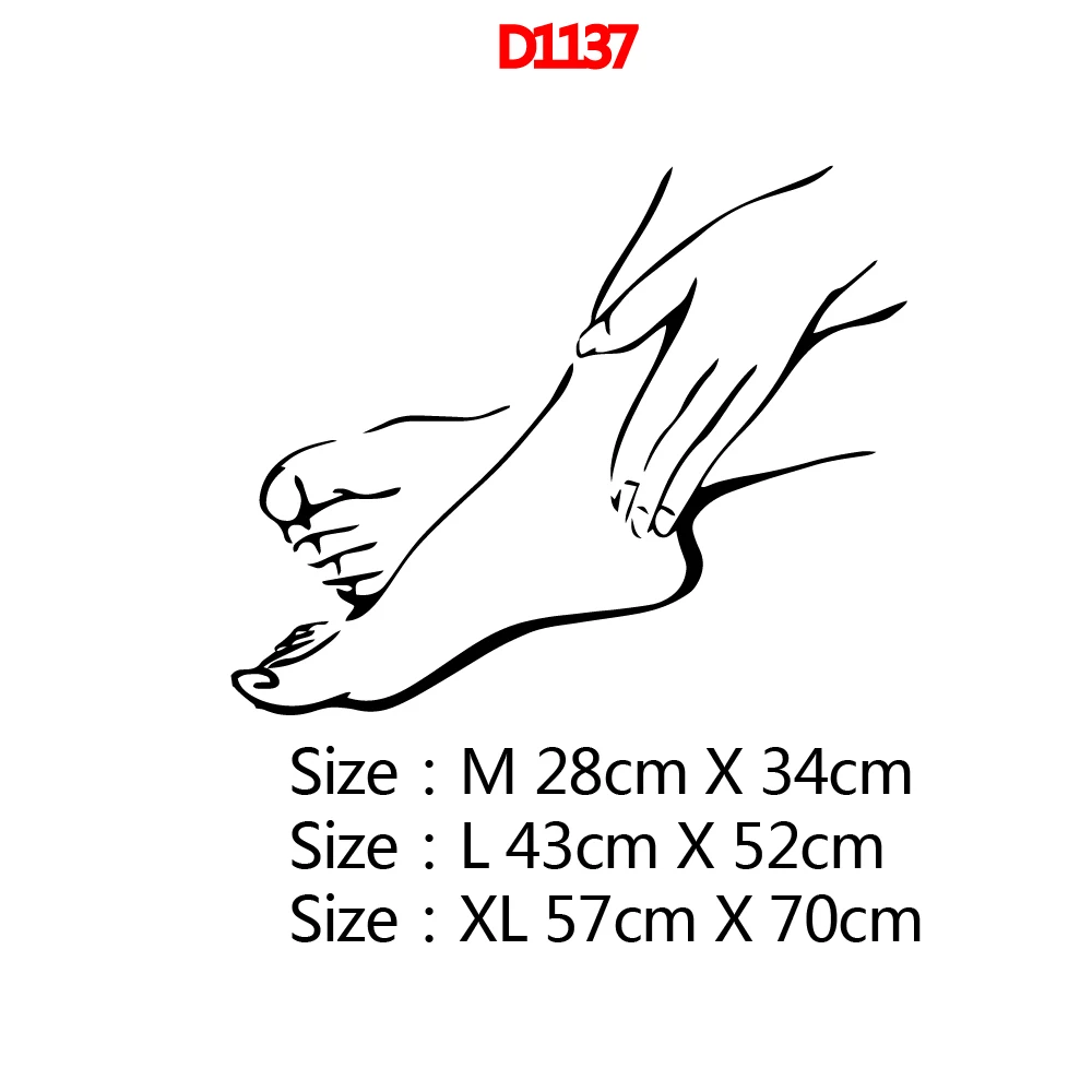 Модные спа ноги стены стикеры s для спа комнаты украшения на ногу виниловая художественная наклейка для ног салон настенные стикеры сравнению