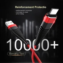 Быстрая зарядка USB к Тип-C Русалка кабели 1 м/3FT USB Быстрый зарядный кабель данных для samsung телефона для Xiaomi Mi5/6