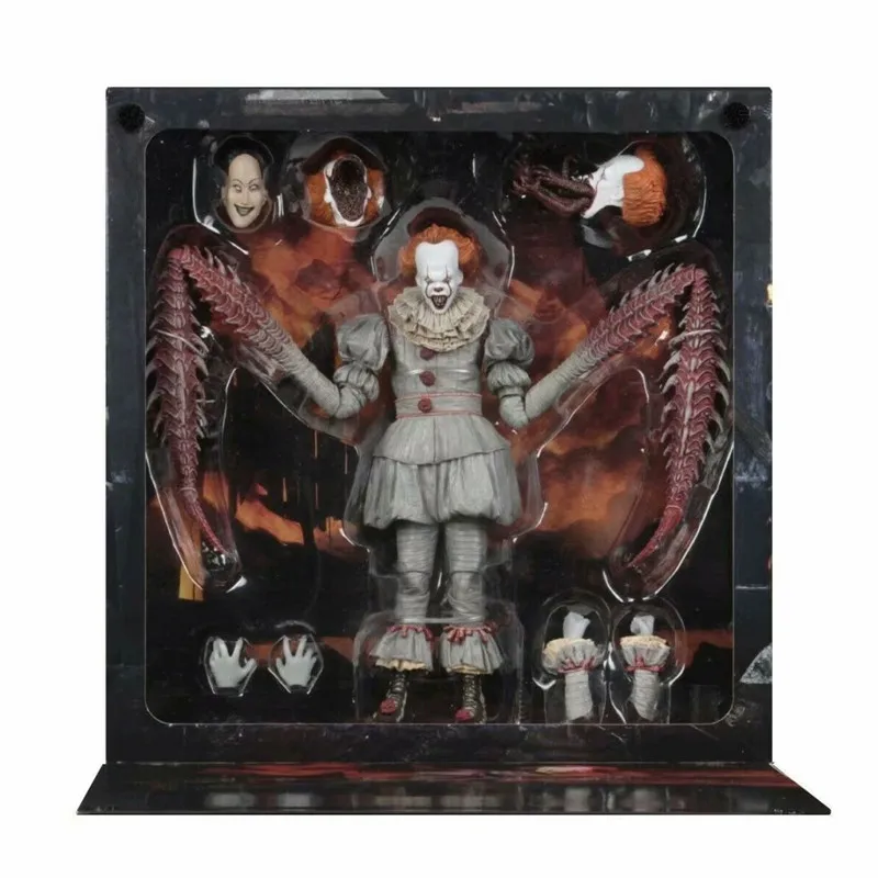 18 см NECA Stephen King's It Ultimate Pennywise танцующий клоун ПВХ фигурка коллекционная игрушка для подарок на Хэллоуин Кукла