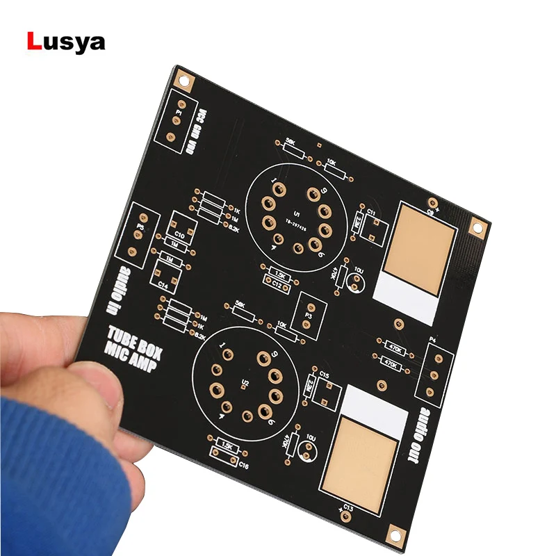 

Dual DC 12V Power Supply Music Fax 6922 Tube Pre Amplifier Preamp Board Buffer PCB Circuit No Low Noise T0044