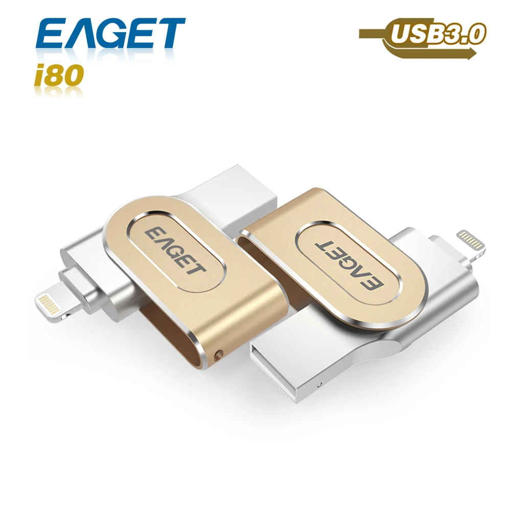 Горячие Eaget I80 Флеш накопитель 3.0 USB mfi-контроллеров карту флэш-памяти с
