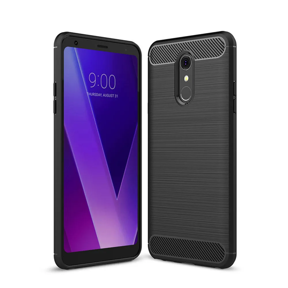 For LG Stylo 4 Case Luxury Full Soft TPU Silicone Cover Q710MS LM-Q710MS 6.2 inch Thin Slim Phone Bag Cases | Мобильные телефоны и