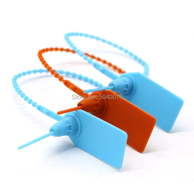 

100PCS Disposable Cable Ties Pull-Tite Security Seals Self Lock Pull Tight Seals