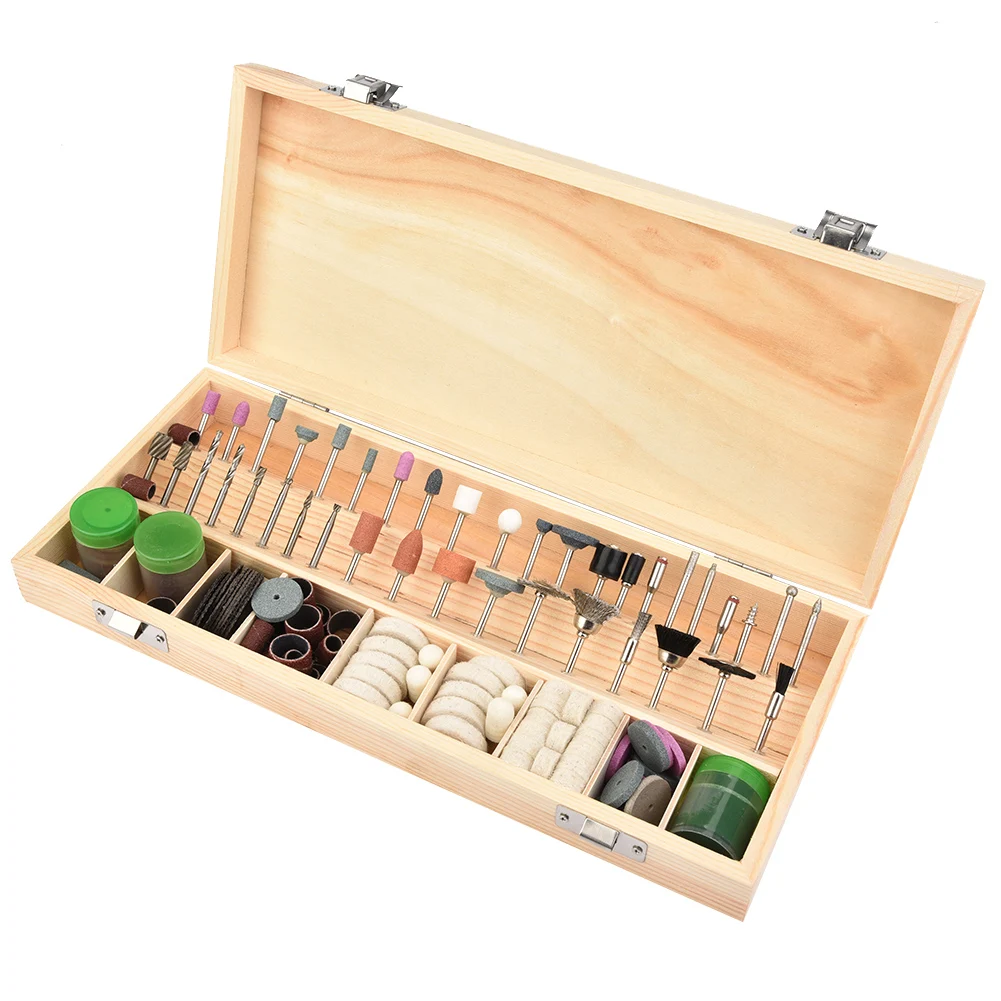 kit de Polissage avec Bande Manchons de Tambour de Sable Walfront 102Pcs Anneau de Pon/çage Abrasif Rotatif Meulage