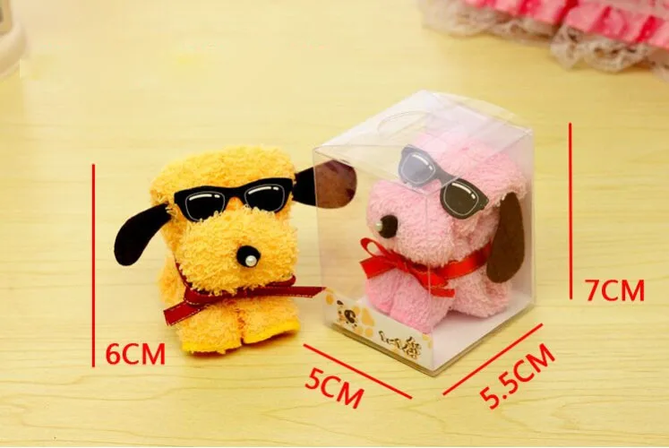10pcs-20-20cm-Cotton-Creative-Mini-Puppy-Dog-Towel-For-Wedding-Valentine-s-Mother-s-Day-1