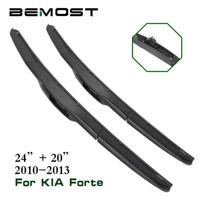 BEMOST Car Natural Rubber Windshield Wiper Blades For KIA Forte ,2010