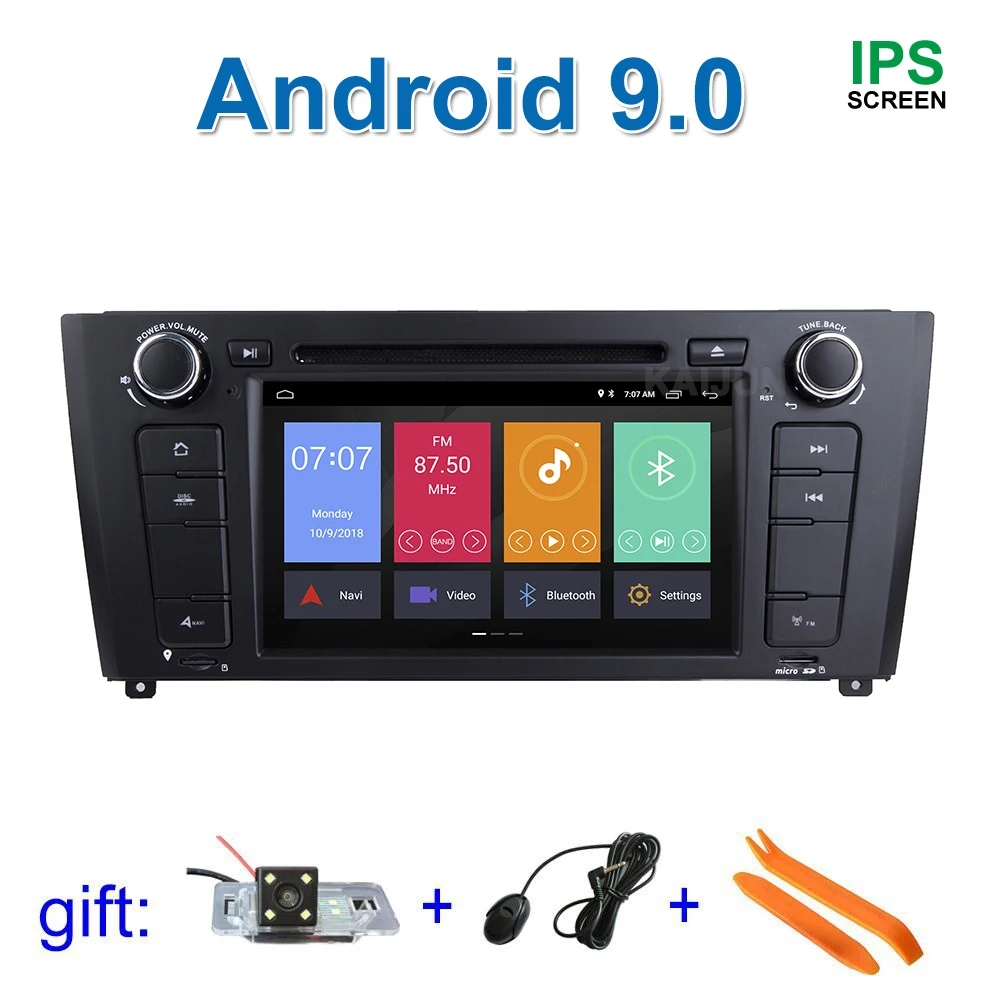 Best IPS screen Android 9 Car DVD Multimedia Player for BMW 1 Series E81/E82/I20 With BT Wifi Radio Stereo GPS Navigation 0