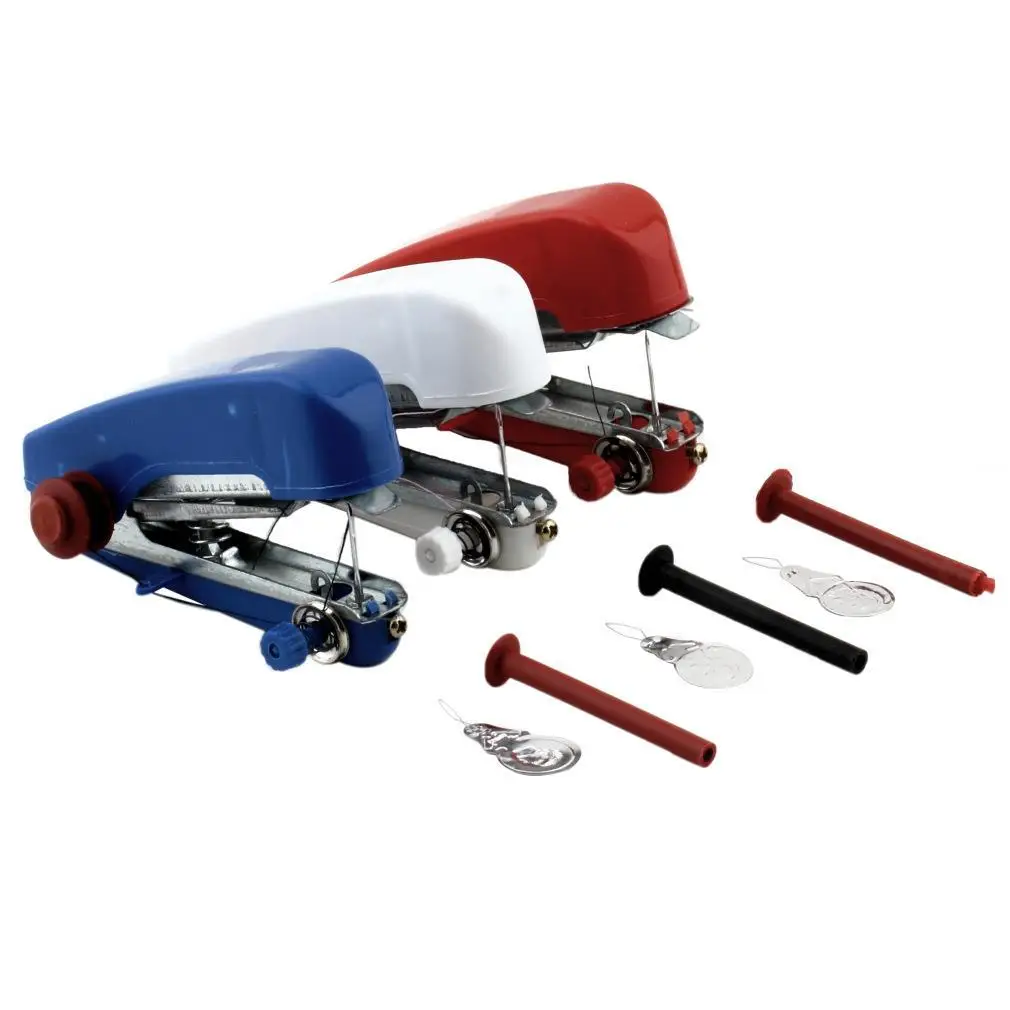 

1pcs Useful Portable needlework Cordless Mini Hand-Held Clothes Fabrics Sewing Machine