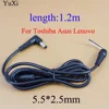 YuXi 4.8*1.7mm 5.5*2.1mm  5.5*2.5mm 7.4*5.0mm  DC Power Charger Plug Cable Connector for Acer for Asus for Toshiba for Lenovo... ► Photo 2/6