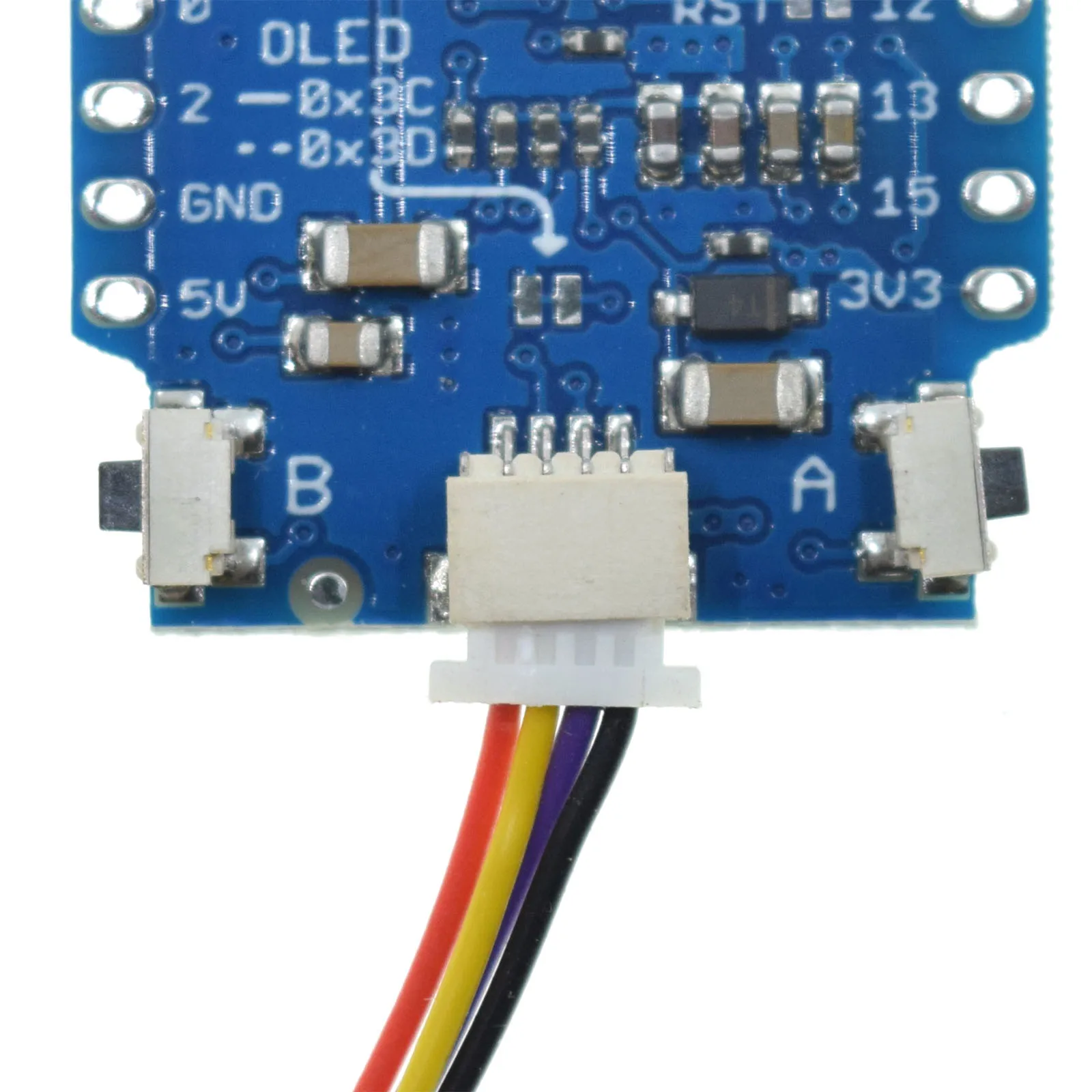 OLED щит V2.1.0 для WeMos D1 mini 0,6" дюймов 64X48 IIC igc две кнопки