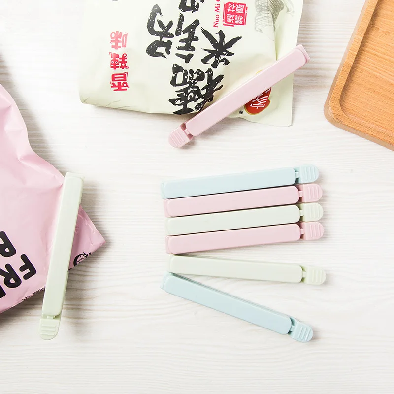

1PC/5PCS Portable New Kitchen Storage Food Snack Seal Sealing Bag Clips Sealer Clamp Plastic Tool bag sealer