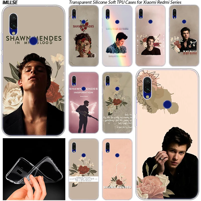 Горячий Shawn Mendes 98 мягкий силиконовый чехол для Xiaomi Redmi K20 7 7A 5 5Plus 6 6A S2 Note 8 Pro Модный |