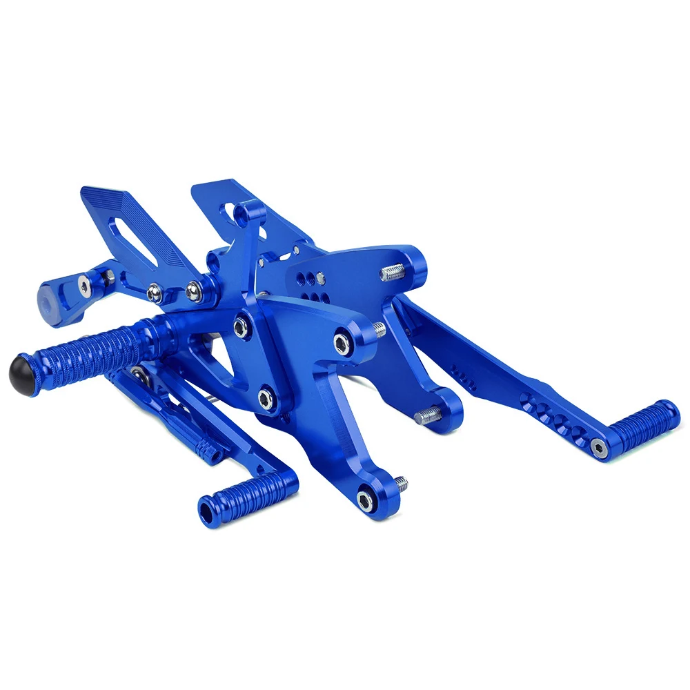 CNC Регулируемые подножки подставки для ног Rearset Сзади наборы для ухода за кожей ног для езды на велосипеде для Yamaha YZF R1 Y Z с героями мультфильма «Холодное сердце», 1
