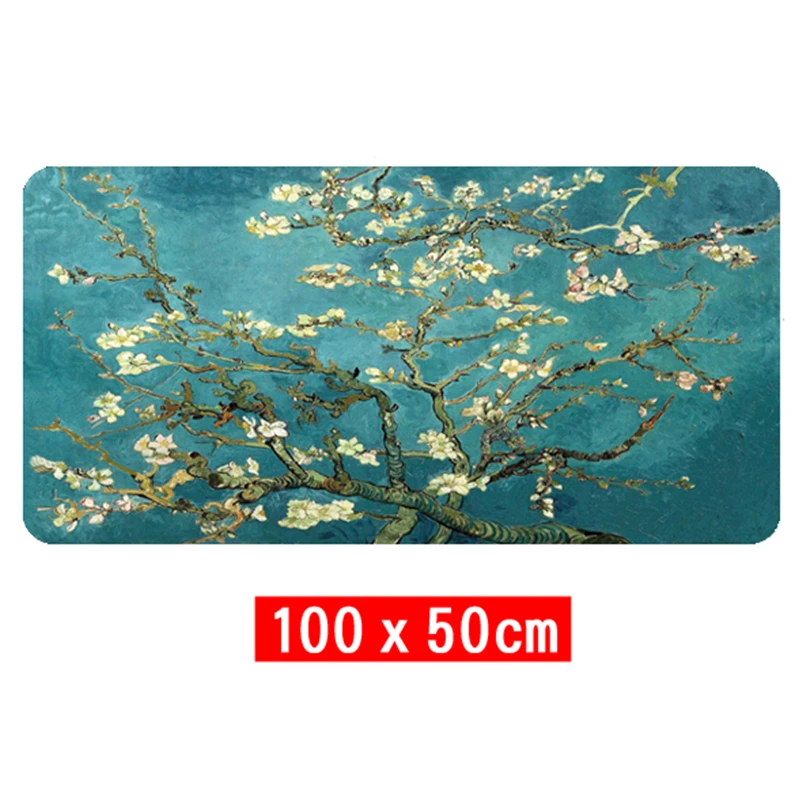  100x50cm Old World Map Large Gaming Mouse Pad Rubber Locking Edge Mousepad Mice for LOL Dota 2 CSGO