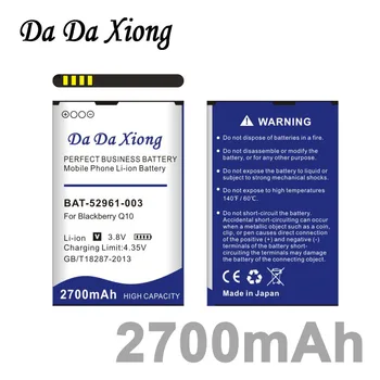 

Da Da Xiong 2700mAh ACC-53785-201 / BAT-52961-003 / NX1 Replacement Battery For Blackberry Q10 / Q10 LTE / Q10 LTE SQN100-1