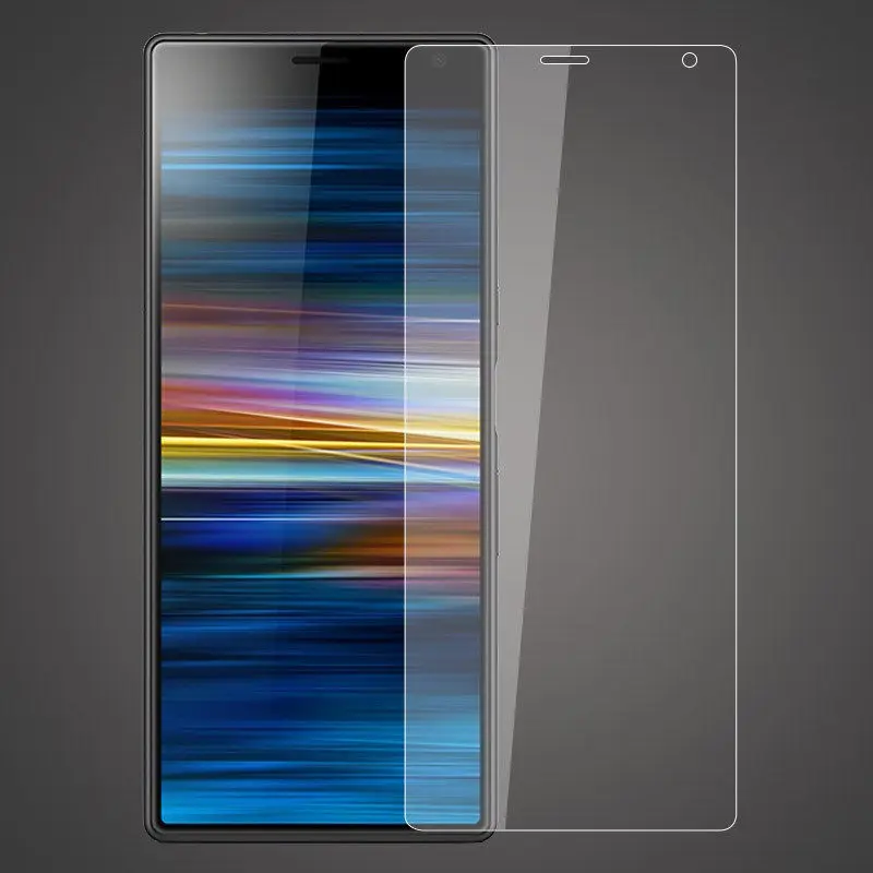 9H закаленное стекло LCD для Xperia 10 plus изогнутая полная защитная пленка экрана