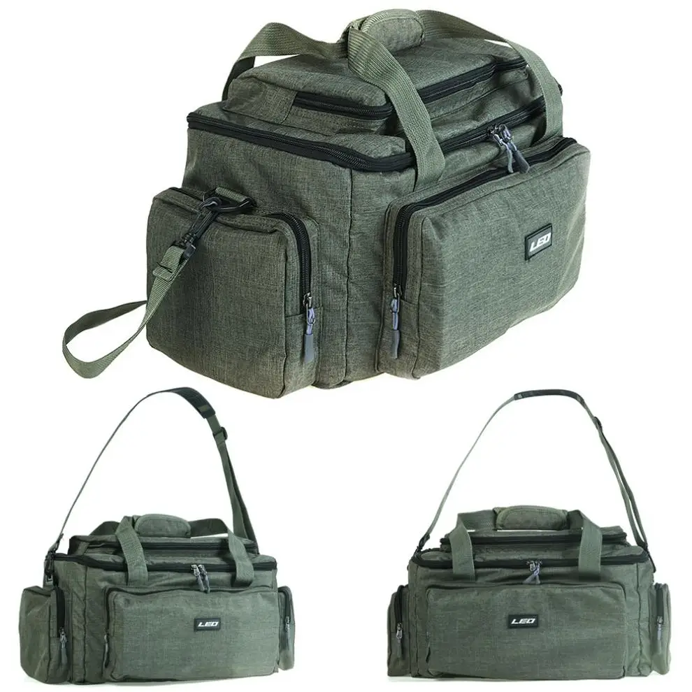 Вместительная многофункциональная сумка для рыбалки нейлоновая тканевая