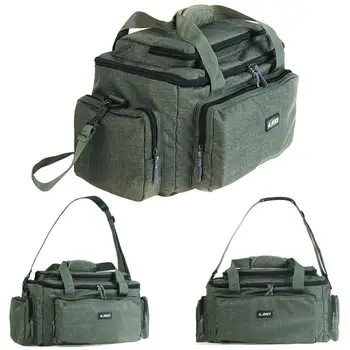 

Large Capacity Multifunctional Fishing Bag Nylon Cloth Shoulder Messenger Reservoir Fishing Tackle Reel Lure Camera Storage Bag