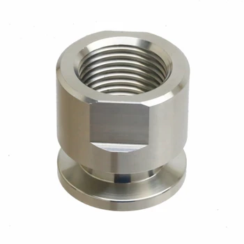 

ISO-KF16 (NW/KF-16) to 1/2" inch male PT Pipe Threads adapter Vacuum Flanges Fitting SS304 Stainless Steel 304