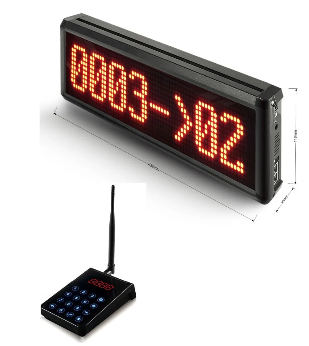 Windows queuing system, wireless queue management system