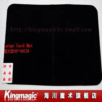 

Large Card Mat(60X40CM) professional card mat Magicians Matt Pad Mat card magic tricks magia props Free shipping