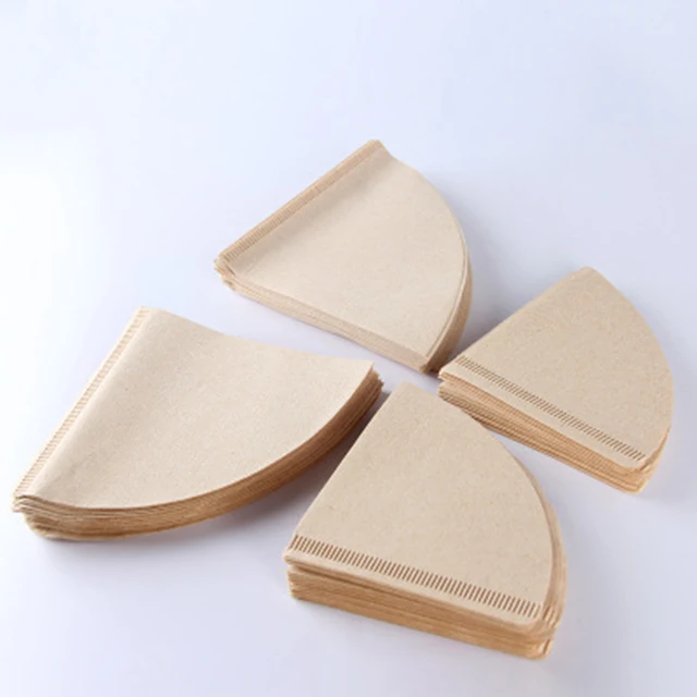 Special Price 100PCS Coffee Filter Papers Unbleached Wooden Drip Paper Cone Shape Coffee Tools Special Price 100PCS Coffee Filter Papers Unbleached Wooden Drip Paper Cone Shape Coffee Tools