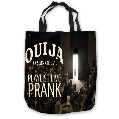 Пользовательские холст ouja_board_shirt_design (1) ToteBags Ручные Сумки хозяйственная сумка