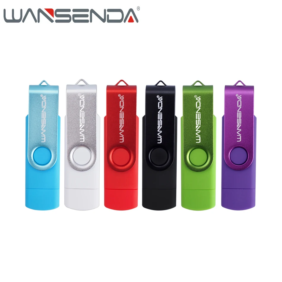  OTG usb flash drive 64gb 32gb 16gb 8gb 4gb pendrive real capacity usb memory stick usb 2.0 external storage for Android mobile 