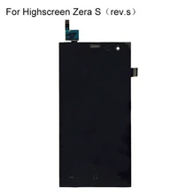Hot Original New For Highscreen Zera S (rev.s) Front LCD Display With Touch Screen Digitizer Assembly Free Shipping