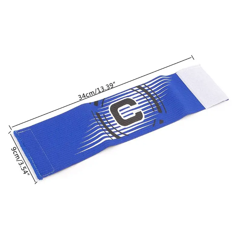 Football Captain Armband Elastic Adjustable Arm Band Leader Soccer Competition Adult Children Kids Gift